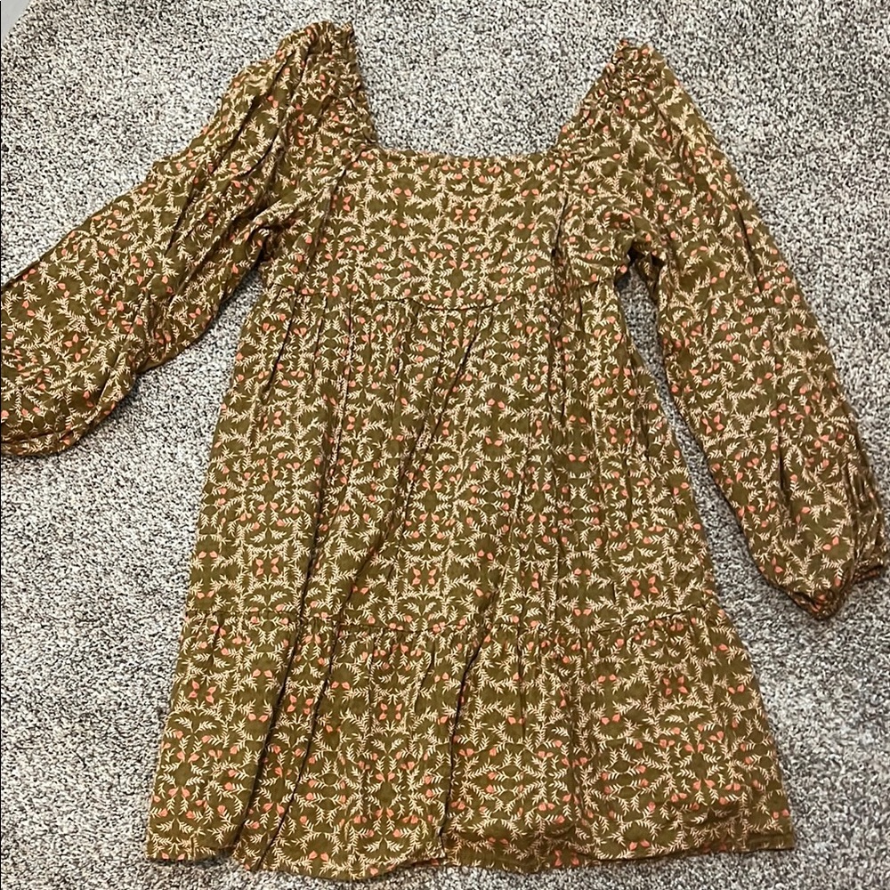 Floral Long Sleeve Dress